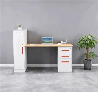 Bureau met opbergkast